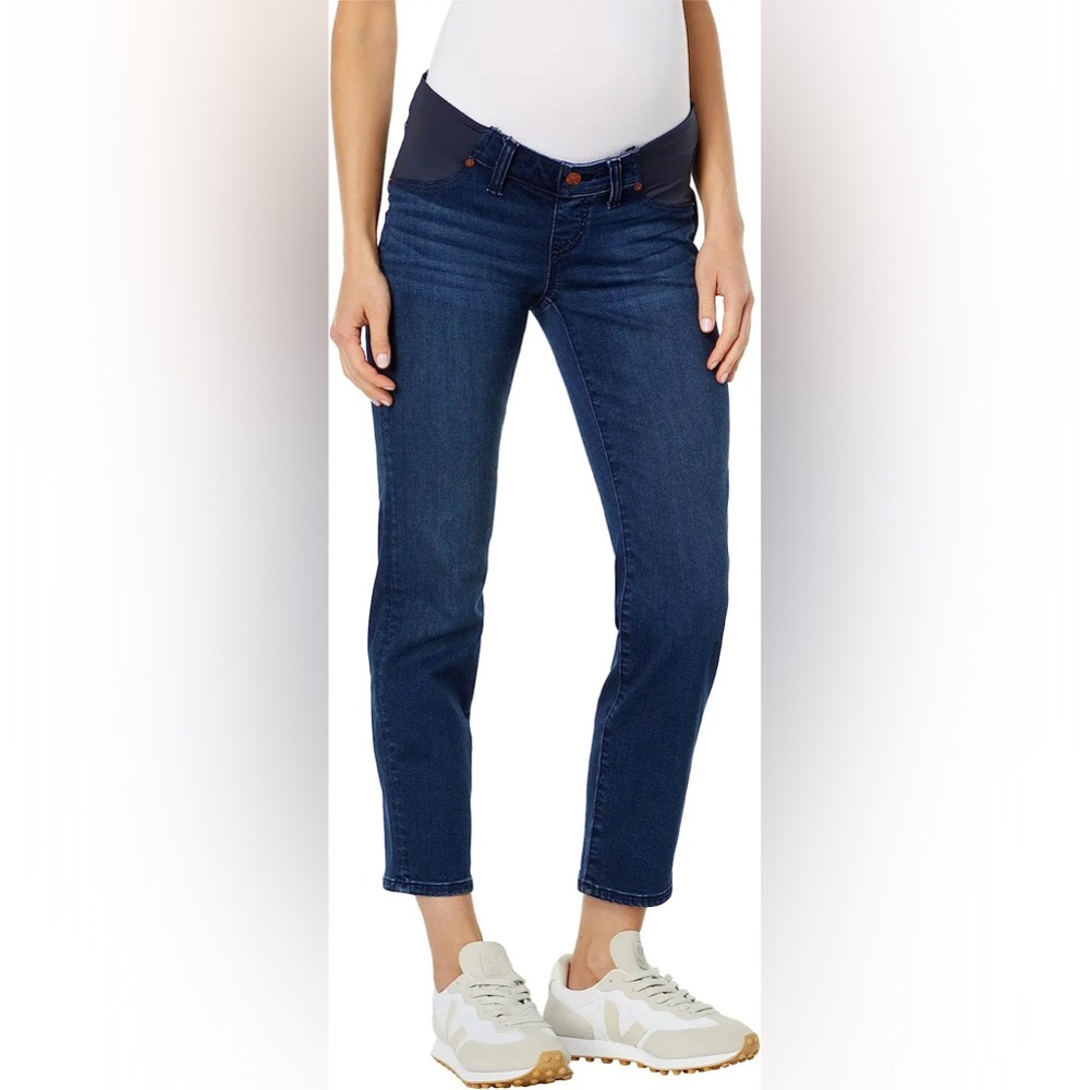 Madewell Maternity Mid-Rise Classic Straight Jeans in Dahill Wash Size 24